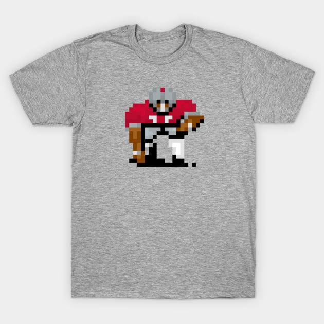 16-Bit Lineman - Ohio T-Shirt by The Pixel League